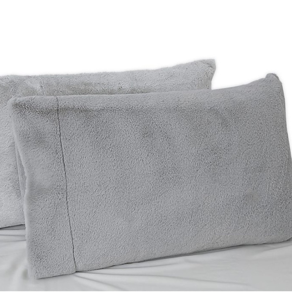 UGG Polar Plush Pillowcase in Glacier Grey